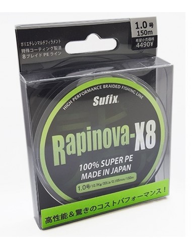RAPINOVA X8 LEMON GREEN 150M 20.5
