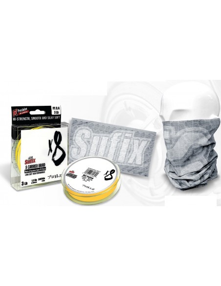 X8 300M 0.330MM/26.5KG 4/60LB/HOT YELLOW + buff Sufix
