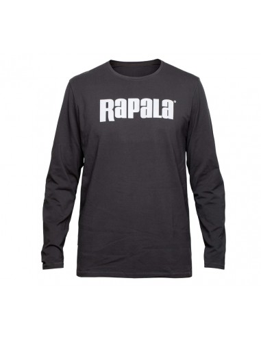 Тениска Rapala с дълъг ръкав Charcoal (L)
