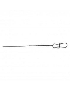 Blackflex - struna din 7 fire de otel si ochet din nylon + agrafa rapida + vartej 40cm 5kg (3buc)