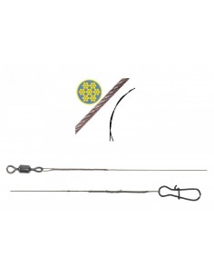 Supraflex - 7x7 стоманени въжета + бърз клипс + махало 50cm 6kg (3бр.)