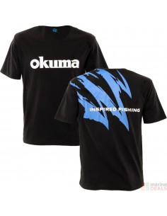 OKUMA ЧЕРНА ТЕНИСКА С МОТИВ XL