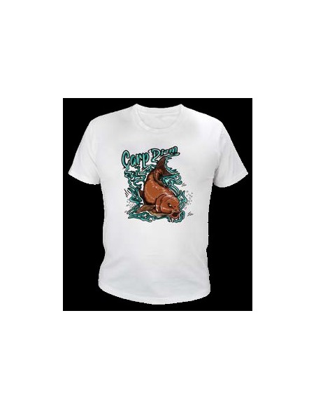 OKUMA T-SHIRT CARP WHITE (tricou) L