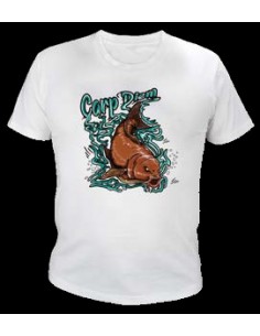 Тениска OKUMA CARP WHITE (тениска) XL