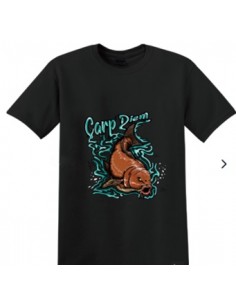 OKUMA Т-ШИШКА CARP BLACK (тениска) XL