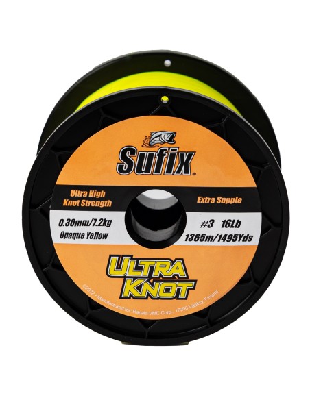 ULTRA KNOT 0.355mm -  890m - 20LB - OPAQUE YELLOW