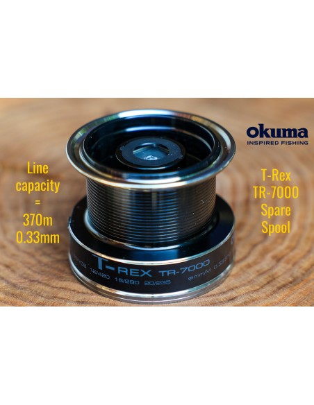Tambur de rezerva de aluminiu pentru mulineta Okuma TR-7000