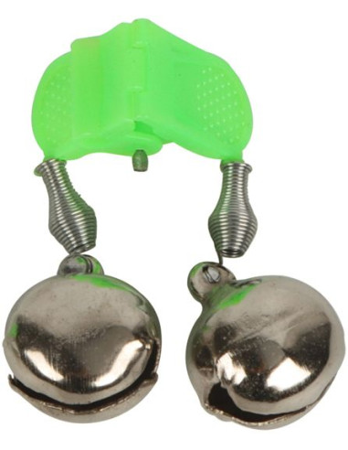 Clopotei dubli verde fluo (2 buc)