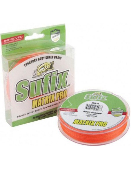 Sufix MATRIX PRO 135M 0,15MM 20LB/10KG/ORANGE