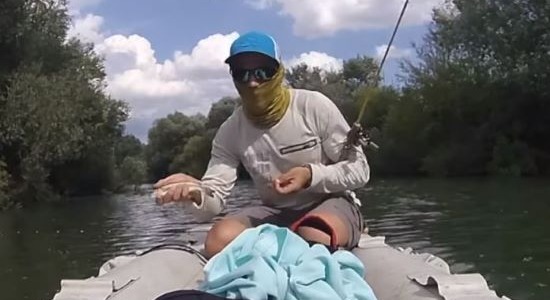Pescuit la clean cu peripetii, pe Crisul Negru si naluci Rapala.